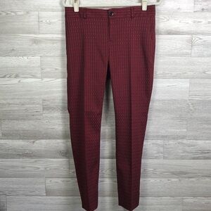 Banana Republic Ponte Ankle Pant Diamond Check